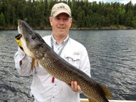 Bill Gertz 38in Pike Rowdy Lake Trophy Angler