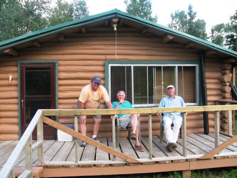 Guests Relaxing on Cabin Deck