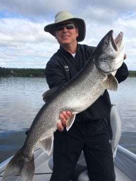 Huge Lake Trout Catch